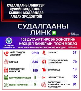 Хоногийн нөхцөл байдлын тоон мэдээ